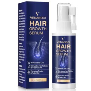 VENANOCI Hair Growth Serum Spray with Rosemary, Biotin, Batana Oil & Rice Water  – All Hair Types